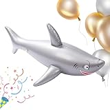 Flotador Inflable para Piscina de Tiburones - Juguete Animal Grande...