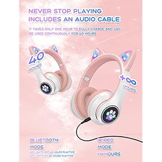 VuyKoo Bluetooth Casque Audio Enfants avec HD Microphone/Lumières LED, Ecouteurs Enfants du Volume Limité 85dB, Son… - Les Beatles, Paul McCartney, John Lennon, RIngo Starr, George Harrison VuyKoo Bluetooth Casque Audio Enfants avec HD Microphone/Lumières LED, Ecouteurs Enfants du Volume Limité 85dB, Son… – Image 5