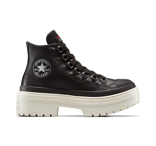 Converse Chuck Taylor All Star - Tenis de tacón alto impermeables con plataforma para mujer, Guardabarros/guardabarros/garceta, 37.5 EU