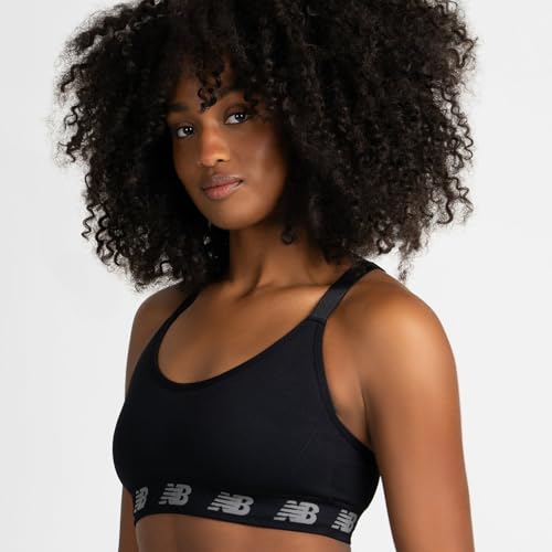 New Balance Keyhole Sports Bra, 3 Pack, Sostén Deportivo, Yoga Cami, Moisture-Wicking3