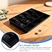 Cash Register Drawer Insert Tray 4 Bill 3 Coin, Money Tray Cash Register Drawer Insert Tray Storage Organizer Drawer for Supermarkets Shops Commercial Currency Black (4 Bill 3 Coin)