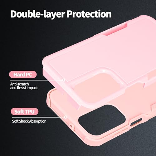 XZPPZH for Samsung Galaxy A16 5G Case Dual Layer Protective A16 5G Phone Case Heavy Duty Protection [Anti-Scratch] [Anti-Fingerprint] Non-Slip Shockproof Phone Case for Samsung Galaxy A16 5G Case Pink by XZPPZH - Used condition - Image 4