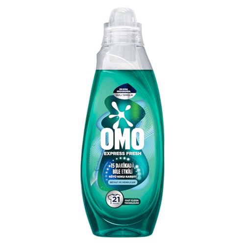 Omo Express Fresh Kötü Koku Karşıtı Renkliler&Beyazlar Sıvı Çamaşır Deterjanı 840 ml