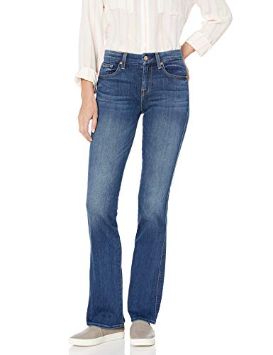 7 For All Mankind 1040 for All Mankind Women's Bootcut Jean, Rich Coastal Blue, 25