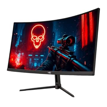 Monitor Gamer 27" Curvo 1ms, 180Hz, AMD FreeSync, Full HD, HDMI, DP, Frameless HQ Premium HQ27C18