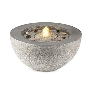 blumfeldt Genesis tuinfontein – LED-verlichting, voor binnen en buiten, 7W, polyresin, UV- en vorstbestendig…