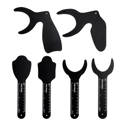 EDWERD Dental Photo Contrast Hintergrundplatte - Mund Palatal Intraoral Fotografie Kits für Zahnklinik & Labor, 6 Stück