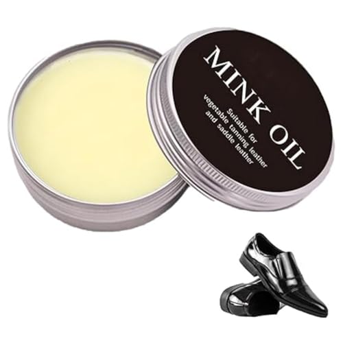 Mi-nk Oil Nature Oil Paste For Leather Care Leather Balm Lea-Ther Conditioner Lea-Ther Oil Le-Ather Protection Cream Deep Nourishment Protective Natural Restore Luster For Couches Sofa Shoes Car Seats