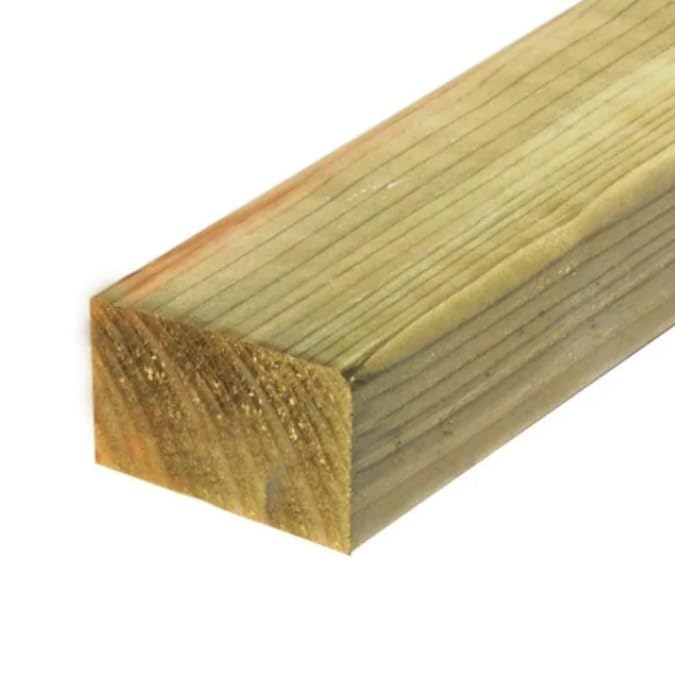 3x2 (75 x 47mm) Treated Timber Wood Outdoor Wood Battens Garden Trellis Fence Fencing Roof Roofing Tile 3" x 2" 3"x2" (10, 240cm)