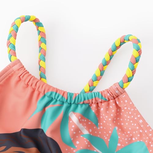 Image of Disney Stitch Marvel Frozen Elsa Girls Swimsuits UPF 50+ One Piece Bathing Suits Sport Summer Swimwear for Kids Size 3-13Y
