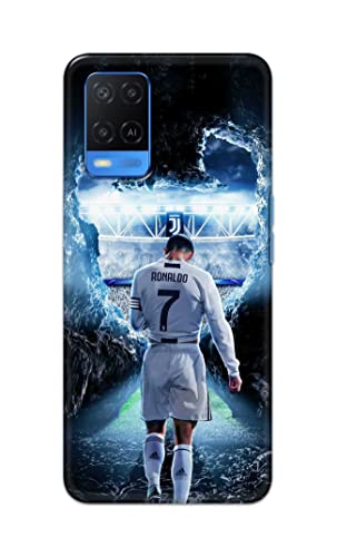 Image of Printed Hard Back Cover Case for Oppo A54 4G Back Cover (Footbal Legend) -702