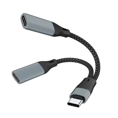 Fpbiagoq USB C - 3.5mm wbhzE[dA_v^[ Type C - 3.5mm hOP[u PD60W }[dEyĐΉ 14cm