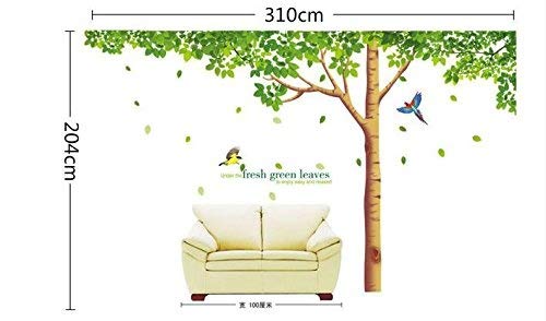 Rainbow Fox - Albero Adesivo da parete per Adesivo...