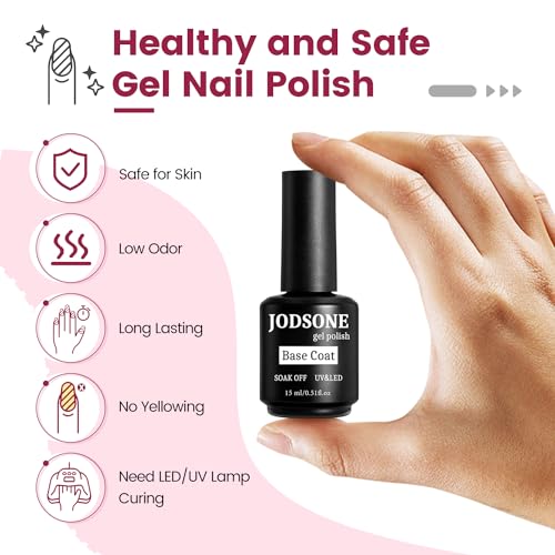 Base Coat Gel JODSONE 15 ml Rápido Secado Clear miniatura 5
