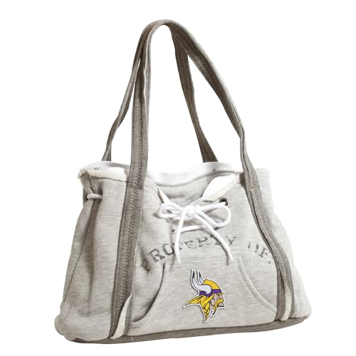 Littlearth NFL Minnesota Vikings Hoodie Purse Team Color 9.5 x 15.5 x 4
