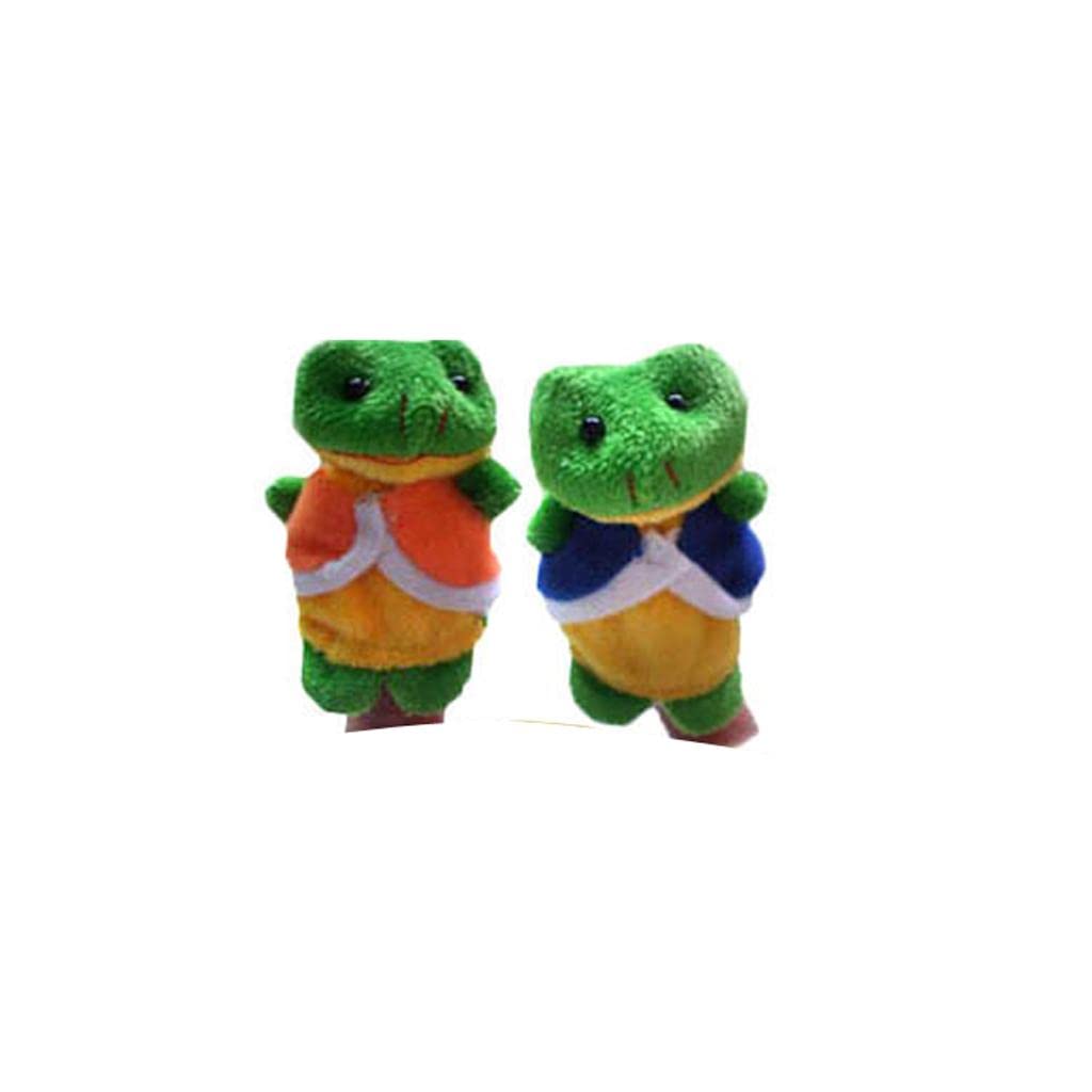 CLUB BOLLYWOOD® Set of 7pcs Finger Puppets - Five Little Speckled Frogs|Baby | Toys for Baby | Developmental Baby Toys|10 Pieces Spring Hooks-image-1