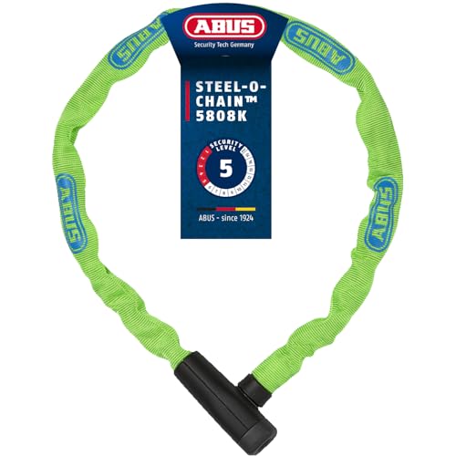 ABUS Kettenschloss Steel-O-Chain 5805K – Fahrradschloss aus Stahl –...