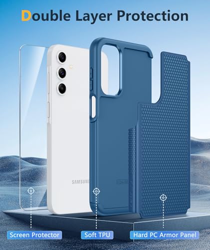 Fntcase FLL-QWG-SA155G-01-CA For Samsung Galaxy A15-5G Case: Dual Layer Protective Heavy Duty Cell Phone Cover Shockproof Rugged thumb #2