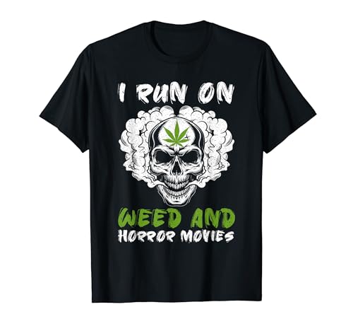 Skull Smoking I Run Weed Horror Movies �n���E�B�� �X�g�[�i�[ T�V���c