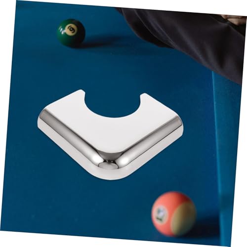 Coin table billard Anneome plaque angle argenté métal robuste - 6