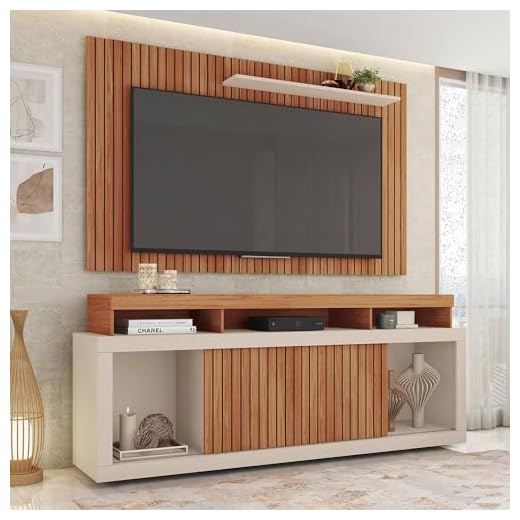 Rack Painel Para Tv até 65 Polegadas Marrom Life Caemmun