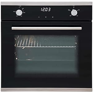 SIA SO103 60cm Black Built In Touch Control Single Electric True Fan Oven