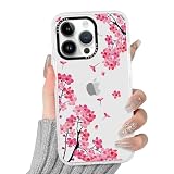 Jumkook Cover per iPhone 8/SE 2022/7/SE 2020 4.7",Cellulare Trasparente Silicone Custodia telefono Aesthetic Motivo Disegno Protezione Fotocamera Antiurto AntiGraffio Case Ragazze,Fiore rosa