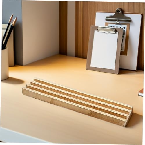 Base de madera para fichas de dominó con soporte antideslizante miniatura 6