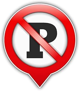 Zirni No Parking Ban Stop Sign Sticker Decal Design