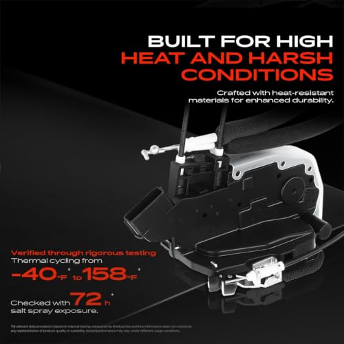 Image of A-Premium Rear Left Driver Side Door Lock Actuator Compatible with Nissan
