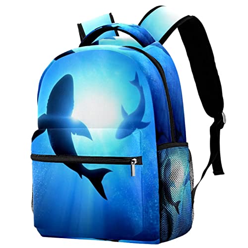 Sac bandoulière requin pour ados idéal pour les sorties scolaires et le skatepark