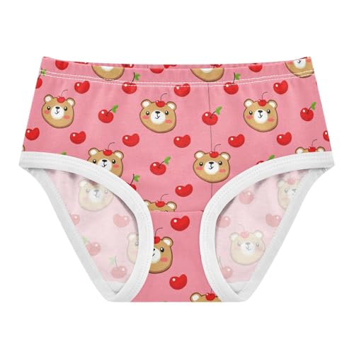 Cute Bear Heads Cherry Toddler Girls's Underwear 2T 202c1784