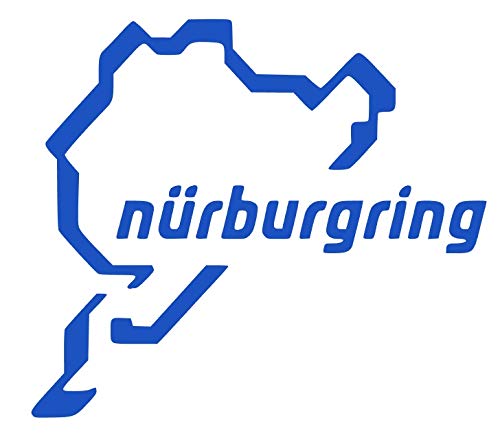 Adesivo da taglio con scritta Nurburgring, 9 x 10