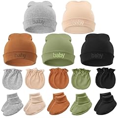 5 Sets E: Hat + Mittens + Socks (0-6 Months)