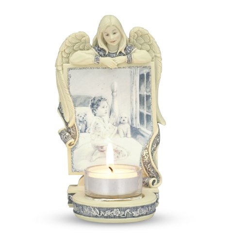 Pavilion Gift Company Sarah's Angels Angel Tea Light Holder, 6-Inch #TOP12
