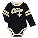 Outerstuff NFL Newborn Infants Little Kicker 2 Piece Creeper Bodysuit Romper and Pants Set (New Orleans Saints, 6-9 Months)