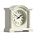 JONES CLOCKS® Kensington Mantel Clock | Small Classic Arch top Clock | Pale Cream | Stylish & Contemporary | Ideal for Desk, Mantelpiece, Bookshelf or Bedside
