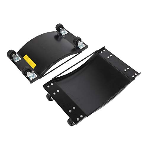 4 Pcs Black 3" Tire Skates Wheel Car Dolly Ball Bearings Vehicle Car Auto Repair Moving Diamond #TOP4