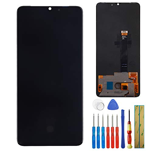 E-YIIVIIL Pantalla TFT compatible con Realme X2 Pro RMX1931 de 6,5 pulgadas, pantalla táctil con herramientas, color negro (sin marco)