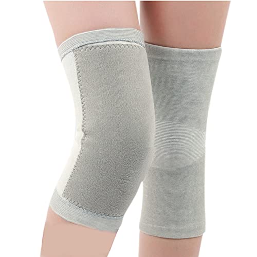 Image of 1 Pair Compression Knee Sleeve for Men Women, Thickened Cotton Lined Warm Thermal Knee Brace Leg Support for Running Pain Management Arthritis Pain Relief