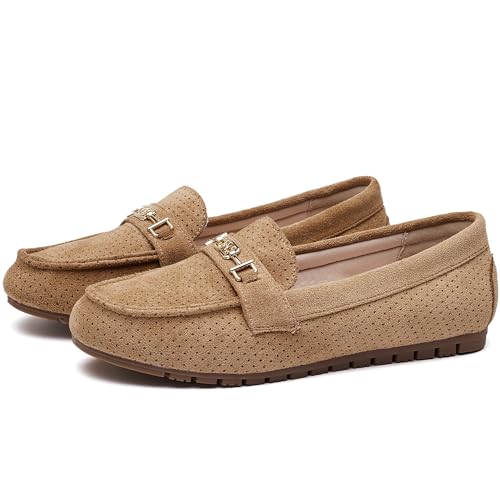 Image of Women's Loafer Shoes Leisure Slip On Work Shoes Comfort Walking Flats