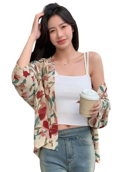 Women’s Chiffon Printed Shrug – Lightweight, Stylish & Comfortable Layer for Casual, Party & Beachwear-image-23