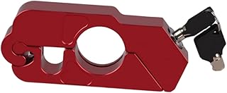 Parliky 1Pc Trava De Segurança Para Trava De Guidão Trava De Trava Anti-Freio Preta Trava De Trava De Liga De Alumínio Trava De Roda De Freio Trava De