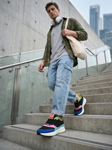 Image of OFF LIMITS Stussy (Memory Tech) Casual Sneakers for Men with Memory Foam Insock, Synthetic Upper and Phylon /TPR Sole, Stylish Lace-Up Shoes Outings