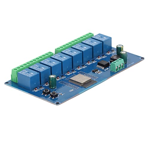 ESP32 Relay Module WiFi Control BLE Dev Board, 8 Channel 5 to 30V, Stable with 4M Flash, Suitable for Smart Home Wireless Control