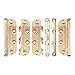 Surface Mounted Bed Rail Brackets-Bed Frame Hardware for Wood Bed Frame Headboards Footboards - Set of 4 (Screws Included)