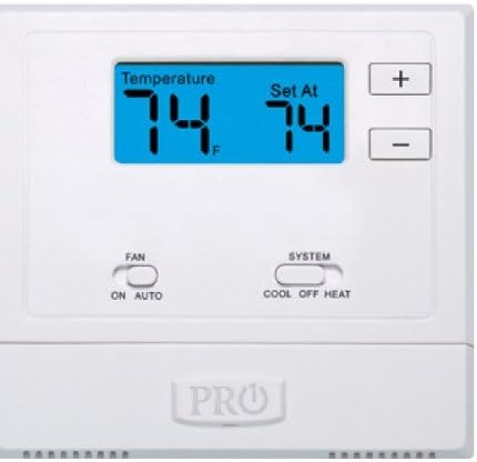PRO1 IAQ T601-2 Single-Stage 1 Hot/1 Cold Non-Programmable Thermostat by PRO1 IAQ