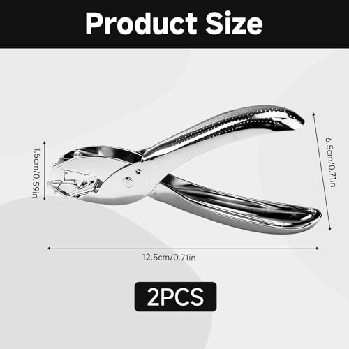 Stalora 2-teiliger Heftklammerentferner Set aus Metall, Enthefter mit Ergonomischem Griff, Entfernt Klammern Schnell & Sauber ohne Papier zu Beschädigen für Büro, Schule, Archiv