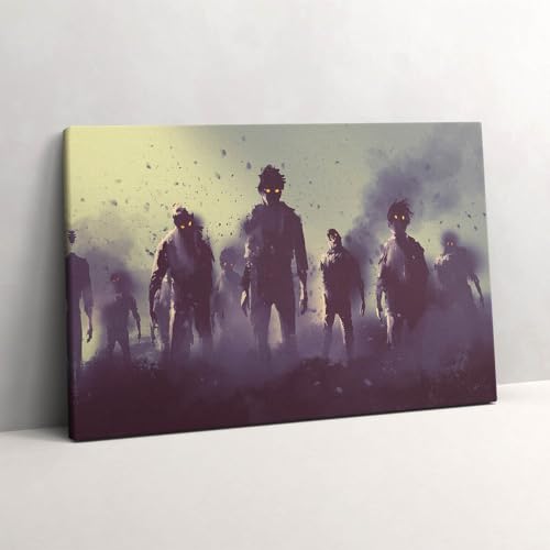 Zombie la nuit d'Halloween toile pour transformer un mur vide