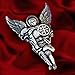 VENICEBEE® Archangel St. Michael Saint Shield Cross Sword Guardian Angel Protection Silver Plated Premium Pin